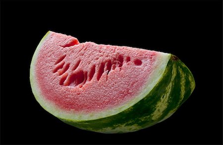 simsearch:400-04386768,k - Water melon isolated on black, clipping path. Stock Photo - Budget Royalty-Free & Subscription, Code: 400-04801176