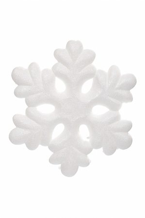 simsearch:400-07053830,k - Snow Flake ornament photo on the white background Stock Photo - Budget Royalty-Free & Subscription, Code: 400-04802665