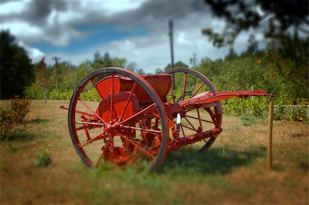 Old farm machine - Soft focus photo Stock Photo - Budget Royalty-Free & Subscription, Code: 400-04802981