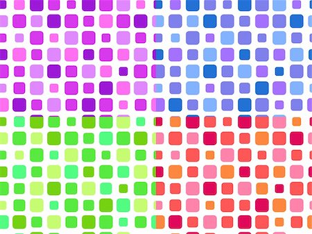 simsearch:400-05322542,k - seamless pattern composed of square blocks on white background Stock Photo - Budget Royalty-Free & Subscription, Code: 400-04803263