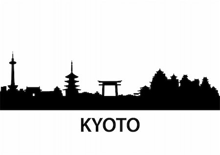 simsearch:400-06138816,k - detailed vector illustration of Kyoto, Japan Photographie de stock - Aubaine LD & Abonnement, Code: 400-04803700