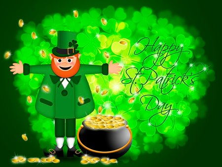 simsearch:400-06519689,k - Happy St Patricks Day Irish Leprechaun with Pot of Gold Illustration Foto de stock - Super Valor sin royalties y Suscripción, Código: 400-04814233