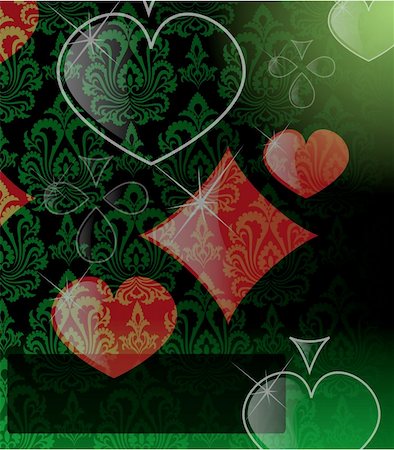 face cards queen - the vector abstract play card background eps 10 Stock Photo - Budget Royalty-Free & Subscription, Code: 400-04814445