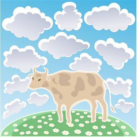 dutch cow pictures - Cow Stock Photo - Budget Royalty-Free & Subscription, Code: 400-04814595