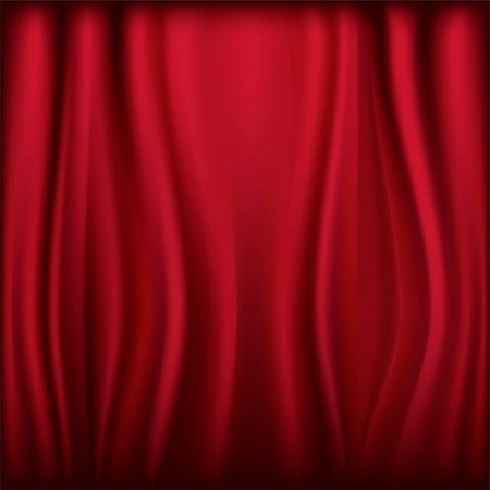 simsearch:400-04854723,k - Theater Velvet Curtain With Lights And Shadows, Vector Illustration Stock Photo - Budget Royalty-Free & Subscription, Code: 400-04814603