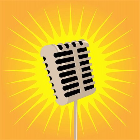 simsearch:400-04278069,k - Microphone Stock Photo - Budget Royalty-Free & Subscription, Code: 400-04815349