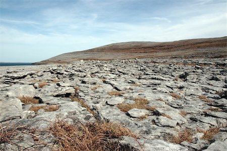 rocky landscape of the burren in county clare ireland Photographie de stock - Aubaine LD & Abonnement, Code: 400-04816287