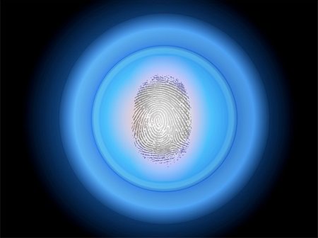 pokerman (artist) - Security Scan - Fingerprint pressing on a biometric scanning device Stock Photo - Budget Royalty-Free & Subscription, Code: 400-04816712