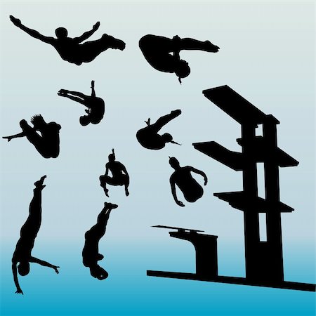 diving collection - vector Stock Photo - Budget Royalty-Free & Subscription, Code: 400-04819238