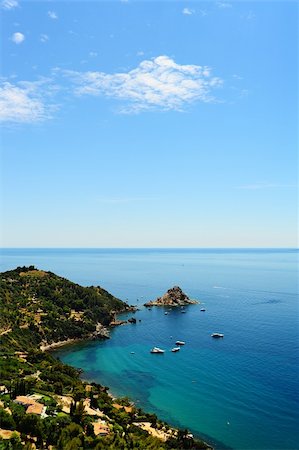 simsearch:400-04793526,k - A Typical Italian Seascape With Hills And Indented Coastline Stock Photo - Budget Royalty-Free & Subscription, Code: 400-04812471