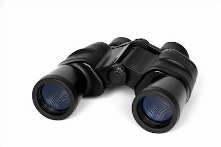 Binoculars, isolated on a white background Foto de stock - Super Valor sin royalties y Suscripción, Código: 400-04821435