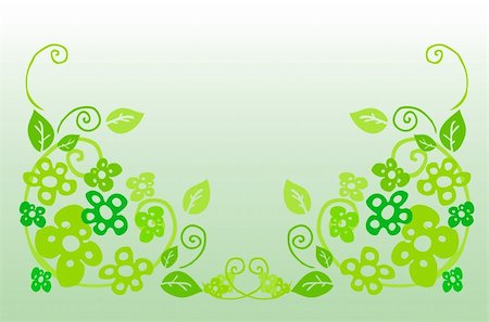 simsearch:400-04876274,k - Flower frame, green floral background Stock Photo - Budget Royalty-Free & Subscription, Code: 400-04821757