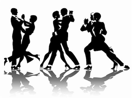 man and woman dance at a party Stock Photo - Budget Royalty-Free & Subscription, Code: 400-04821938