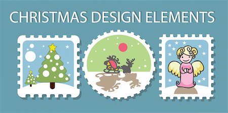 simsearch:400-07222092,k - christmas elements vector Stock Photo - Budget Royalty-Free & Subscription, Code: 400-04822139