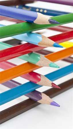 simsearch:400-04046903,k - Colored pencils Stock Photo - Budget Royalty-Free & Subscription, Code: 400-04822637