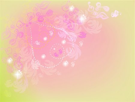 simsearch:400-04876274,k - Vector flower background with splashes Stock Photo - Budget Royalty-Free & Subscription, Code: 400-04834206