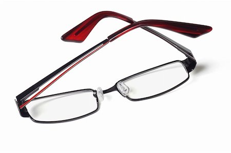 simsearch:400-07774329,k - Fashionable eyeglasses on white background Stock Photo - Budget Royalty-Free & Subscription, Code: 400-04834916