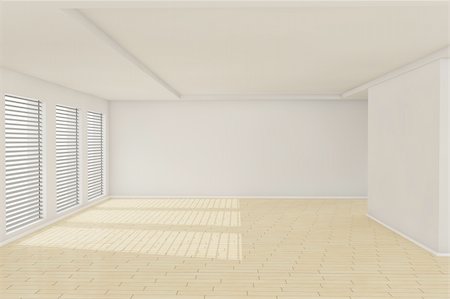 empty room 3d rendering - Abstract empty room 3d render Photographie de stock - Aubaine LD & Abonnement, Code: 400-04831749