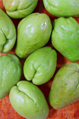 sechium edule - chayote mango fruit squash mirliton vegetable Stock Photo - Budget Royalty-Free & Subscription, Code: 400-04832254