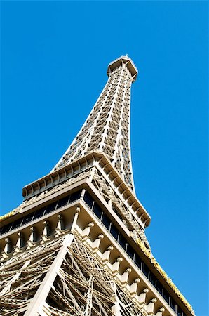 simsearch:400-04974897,k - Eiffel tower on the bright summer day Stock Photo - Budget Royalty-Free & Subscription, Code: 400-04833710