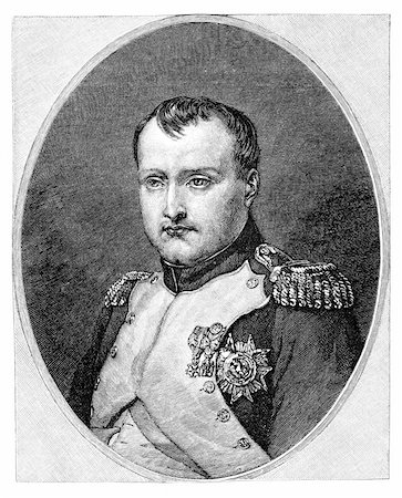simsearch:400-05676936,k - Napoleon Bonaparte aka Napoleon I (1769-1821). Vintage engraving from Harper's Monthly magazine 1879. The image is currently in public domain by the virtue of age. Stock Photo - Budget Royalty-Free & Subscription, Code: 400-04844178