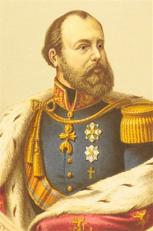 William III of the Netherlands (1817-1890) on engraving from 1868. King of the Netherlands and Grand Duke of Luxembourg during 1849-1890 and Duke of Limburg until the abolition of the Duchy in 1866. Chromolithographed plate by O.Erelman finished by hand and printed by Severeyn's Chromolithographic Institute. Stock Photo - Budget Royalty-Free & Subscription, Code: 400-04845831
