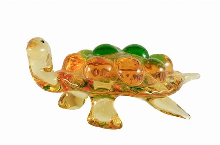 Crystal stauette of a turtle Stock Photo - Budget Royalty-Free & Subscription, Code: 400-04847260