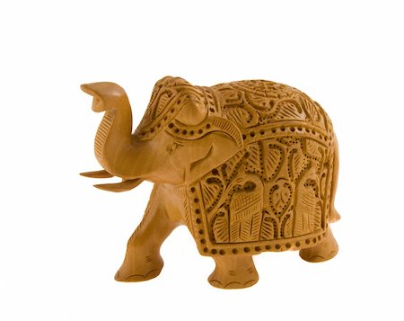 Indian hand made statue of an elephant Photographie de stock - Aubaine LD & Abonnement, Code: 400-04847312