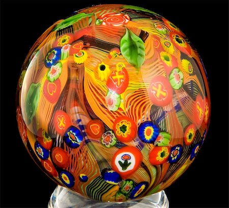Glass ball made on Murano Island (near Venice) Stock Photo - Budget Royalty-Free & Subscription, Code: 400-04847348