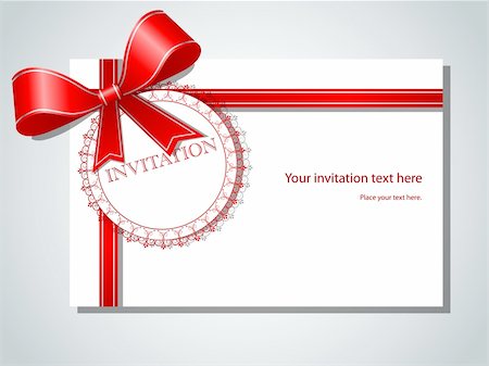 red birthday borders - Vector vintage pattern for  invitation Stock Photo - Budget Royalty-Free & Subscription, Code: 400-04840553