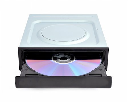 disk drive - open dvd rom from a CD Stock Photo - Budget Royalty-Free & Subscription, Code: 400-04842938
