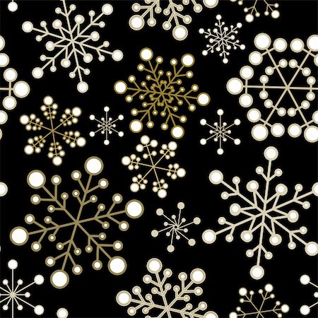simsearch:400-04642641,k - Winter - dark christmas seamless pattern / texture with snowflakes Stock Photo - Budget Royalty-Free & Subscription, Code: 400-04843046