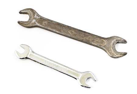 simsearch:400-05240852,k - Wrench isolated on the white background. Stock Photo - Budget Royalty-Free & Subscription, Code: 400-04843941