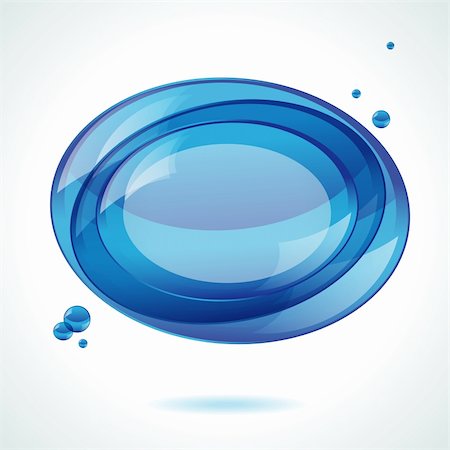 simsearch:400-04326432,k - Speech blue bubble vector background Stock Photo - Budget Royalty-Free & Subscription, Code: 400-04855494