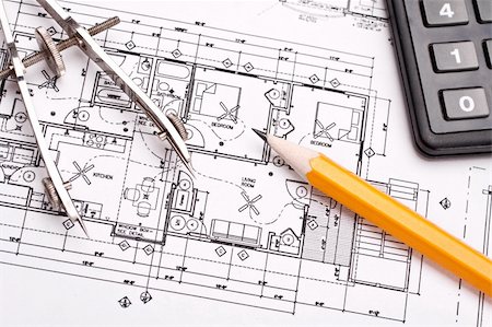simsearch:400-06424061,k - engineering and architecture drawings with pencil Stock Photo - Budget Royalty-Free & Subscription, Code: 400-04859845