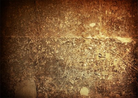 painterly - Brown grungy wall - textures for your design Stock Photo - Budget Royalty-Free & Subscription, Code: 400-04851315