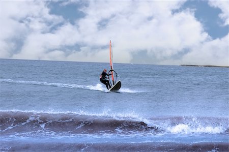 simsearch:400-03992760,k - person windsurfing in the maharees in county kerry ireland during a storm Stock Photo - Budget Royalty-Free & Subscription, Code: 400-04853466