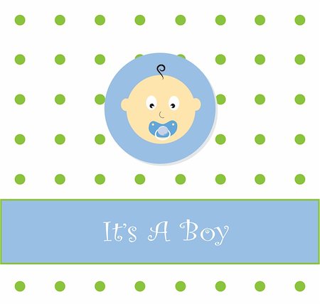 simsearch:400-04854401,k - It's a boy baby announcement invitation Stock Photo - Budget Royalty-Free & Subscription, Code: 400-04865529