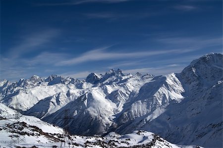 simsearch:400-04269017,k - Panoramic view from Elbrus. Chatyn, Ushba, Kogutai Photographie de stock - Aubaine LD & Abonnement, Code: 400-04866031