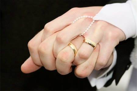 Wedding rings Photographie de stock - Aubaine LD & Abonnement, Code: 400-04868078