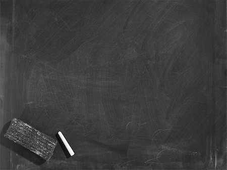 Blackboard / chalkboard texture. With eraser and chalk traces Stock Photo - Budget Royalty-Free & Subscription, Code: 400-04869092