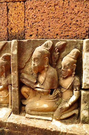 Statue at Angkor Wat, Cambodia Stock Photo - Budget Royalty-Free & Subscription, Code: 400-04869954