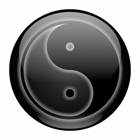 simsearch:400-04744928,k - Yin-yang symbol of harmony, balance and opposite Stock Photo - Budget Royalty-Free & Subscription, Code: 400-04861344