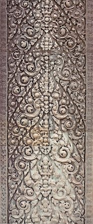 Bas-relief fragment, ancient temple of Hinduism. Angkor Wat, Cambodia. Stock Photo - Budget Royalty-Free & Subscription, Code: 400-04863347