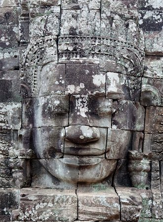Bas-relief fragment, ancient temple of Hinduism. Angkor Wat, Cambodia. Stock Photo - Budget Royalty-Free & Subscription, Code: 400-04863353