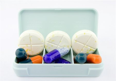 pharmaceuticals in dosage box Stock Photo - Budget Royalty-Free & Subscription, Code: 400-04874278