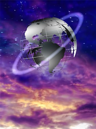 Earth Sphere Stock Photo - Budget Royalty-Free & Subscription, Code: 400-04875022