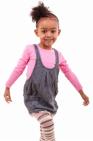 simsearch:400-04875091,k - cute african american girl smiling Stock Photo - Budget Royalty-Free & Subscription, Code: 400-04875147