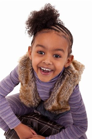simsearch:400-04875091,k - cute little african girl smiling Stock Photo - Budget Royalty-Free & Subscription, Code: 400-04875142
