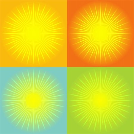 Sunburst abstract background. vector Photographie de stock - Aubaine LD & Abonnement, Code: 400-04875780